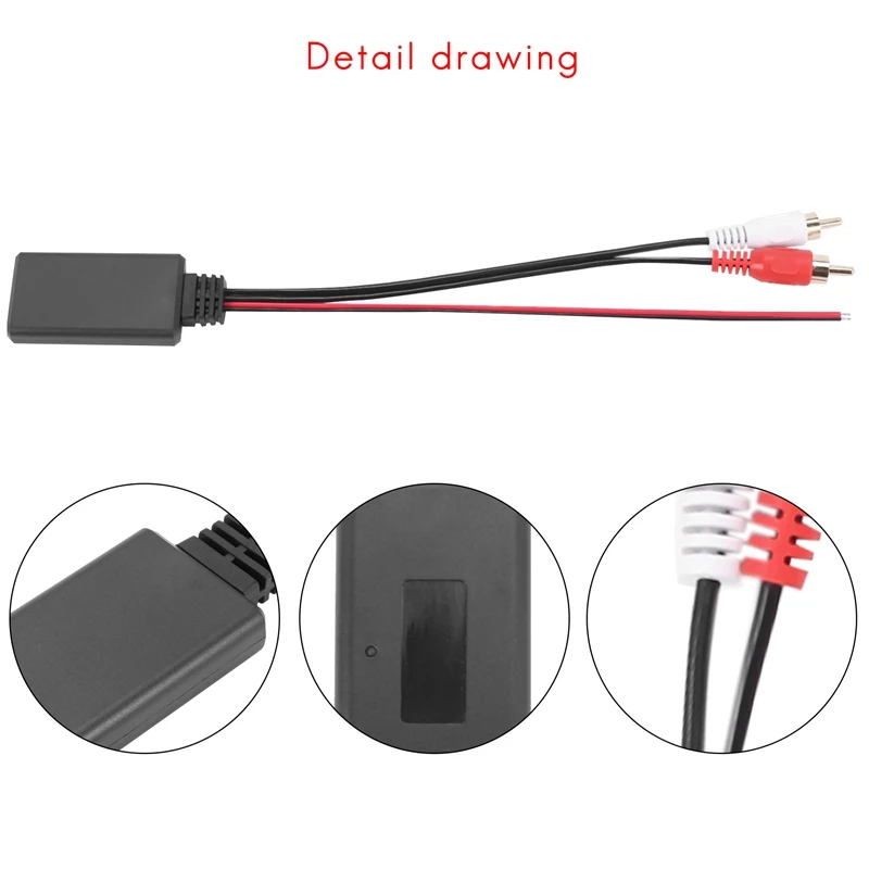 Auto Universal Wireless Bluetooth-Modul Musik adapter RCA Aux Audio-Kabel