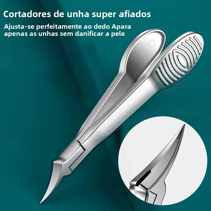 Cortadores de Unhas Extra Afiados, Cortadores Profissionais para Unhas Grossas e Unhas Encravadas, Cortadores de Pedicure e Cortadores de Unhas