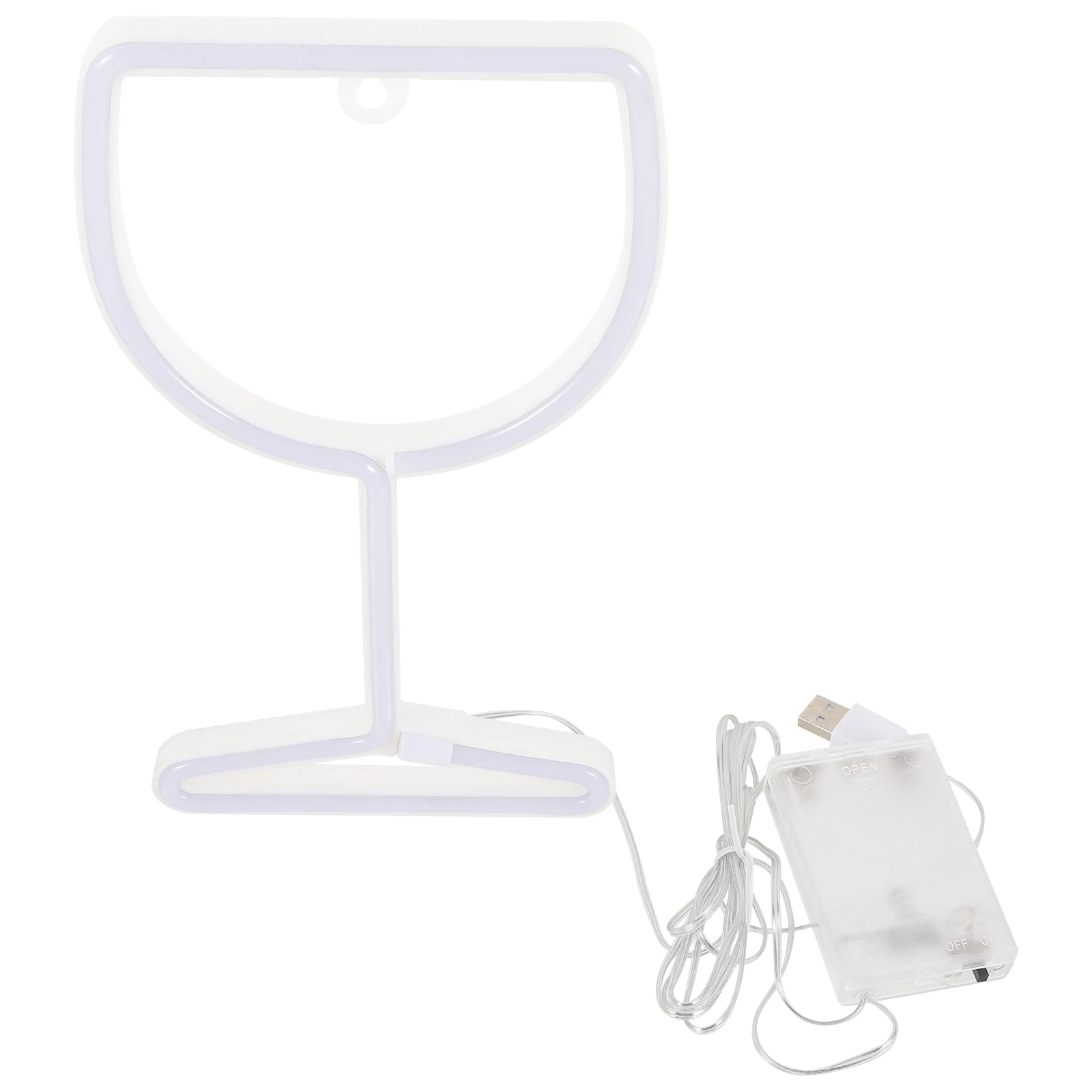 

Wine Glass Shaped Neon Light Sign Atmosphere Lamp For Bar Shop Patio Party Usb Powered Operated Decorative Neon Wine