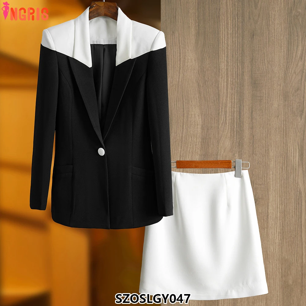 

High quality boutique wholesale elegant women's clothing 2025 new color commuter skirt jacket-SZOSLGY047