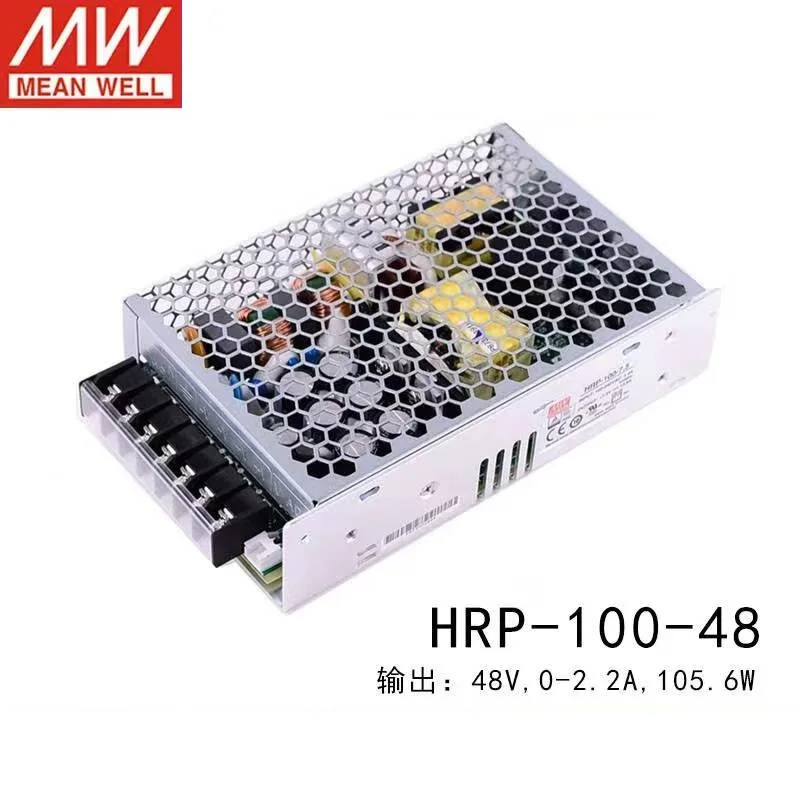 

Mean WELL HRP-100-48 48V 2.2A Single Output with PFC Function Switching Power Supply Brand New Original Authentic