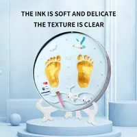 Newborn Baby Handprint Footprint Clay Kit DIY Keepsake Souvenir 100 Days Anniversary Growth Memory Gift 6