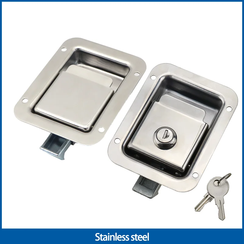 

Stainless Steel Panel Lock Industrial Equipment Mechanical Switch Cabinet Distribution Box Flat Anti-Collision Lock