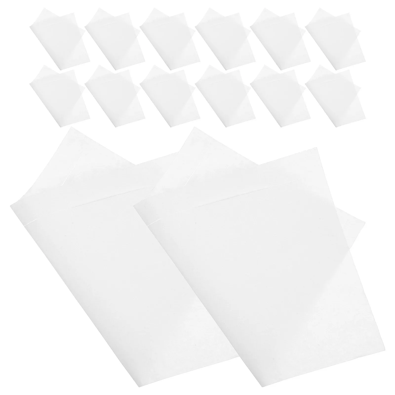 100Pcs Kantong Label Pengiriman Transparan Perekat Sendiri, Selongsong Label Pengiriman, Amplop Surat, Tempat Dokumen, Selongsong Plastik