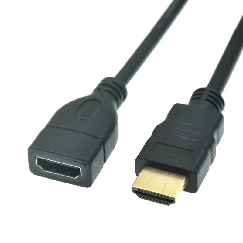 HDMI-compatible Extension Cable Hdtv Male To Female 30cm 1m 2m 3m HDTV 4K 3D 2.0v HD TV LCD Laptop PS3 Projector