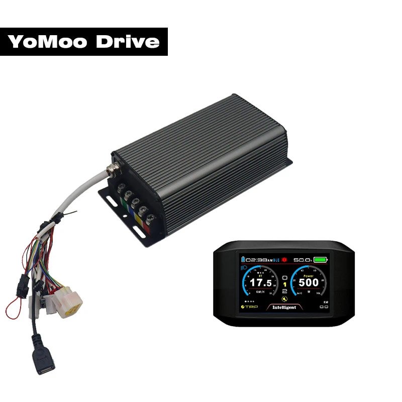 

SVMC7260-APT V2 Sabvoton 48v-72v 1000W 1500W Brushless DC Controller with 750C TFT Display For Electric Motorcycle