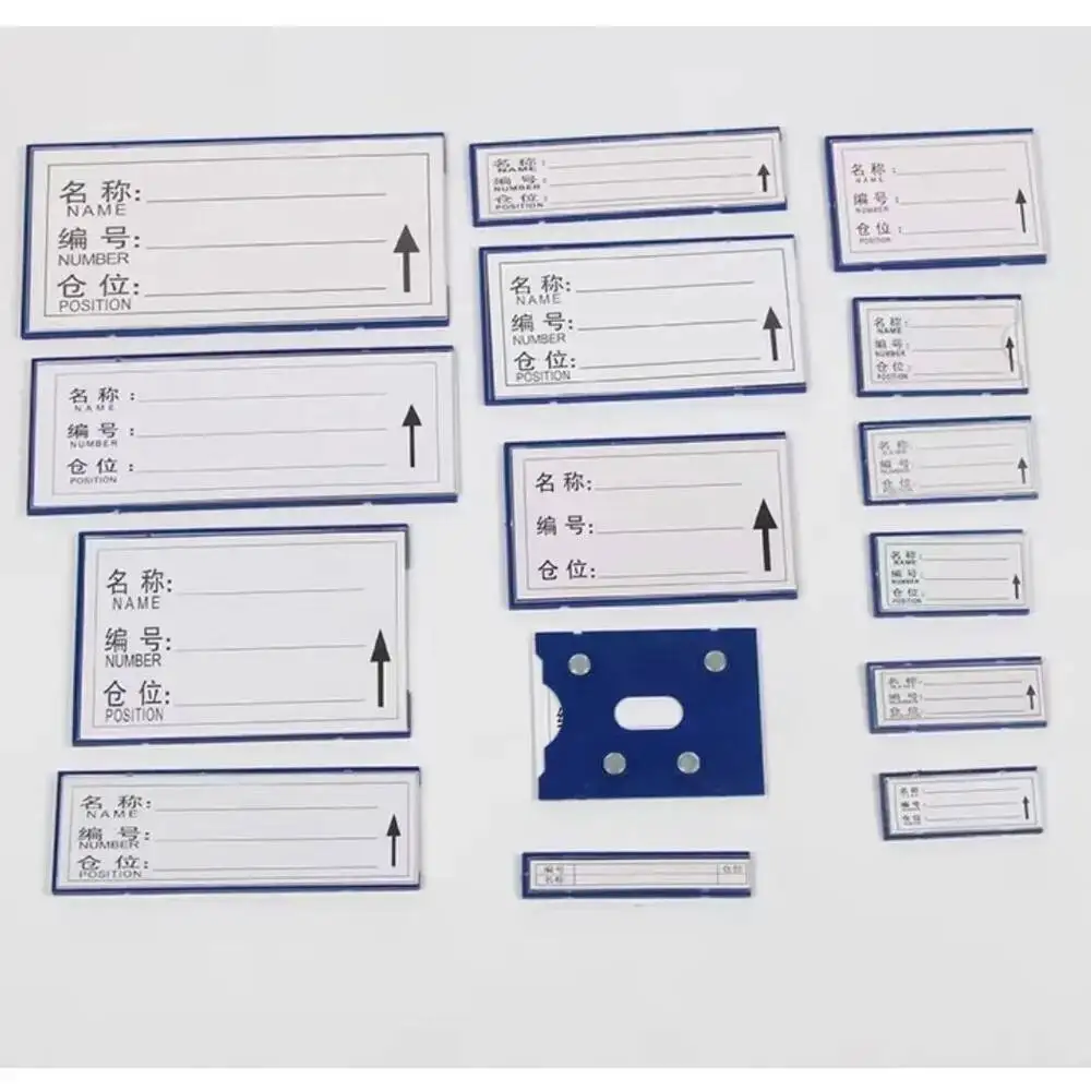 20PCS Warehouse Storage Magnetic Tags - Strong Magnetism, Shelf Location Cards, Material Cards for Stockroom