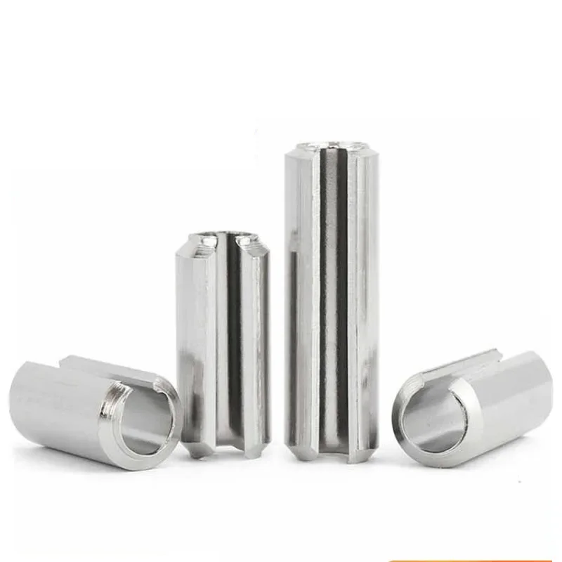 1~50PCS Spring-Type Straight Pins 304 Stainless Steel M1.5 M2 M2.5 M3 M3.5 M4 M5 M6 M8 M10 M12 Cylindrical Hollow Cotter Pin