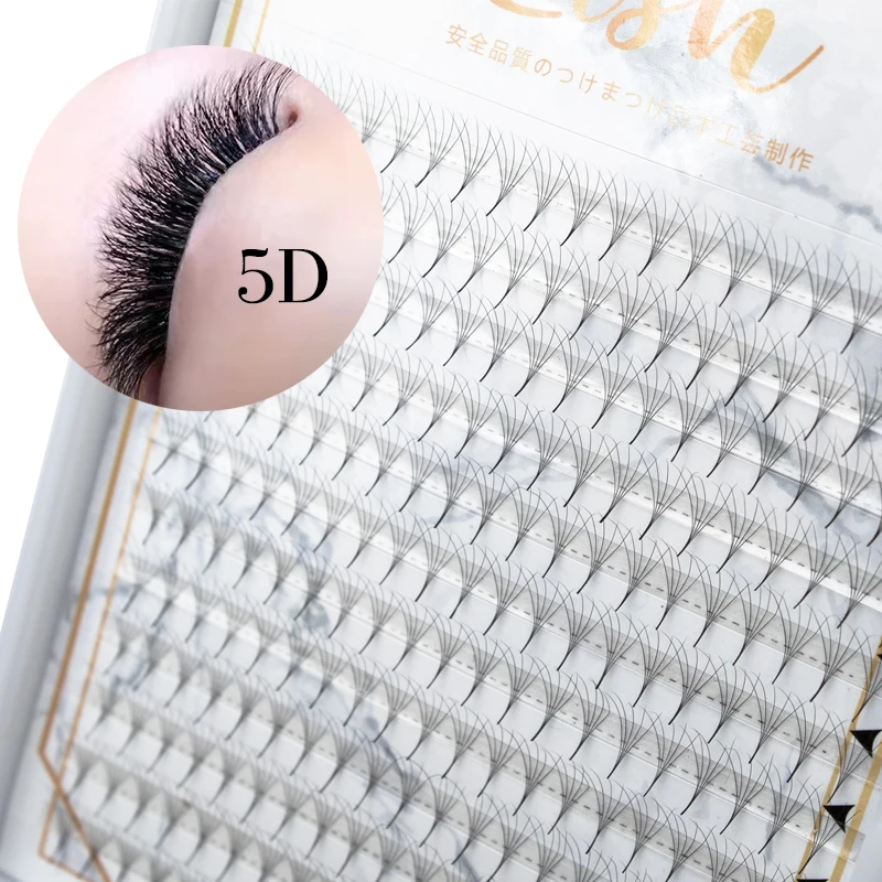 3D/5D/6D/7D/9D/10D Vorgefertigte Volumen-Wimpernfächer Professionelle Einzelwimpernverlängerungen C&D-Curl Wimpernverlängerungen – Detail 7
