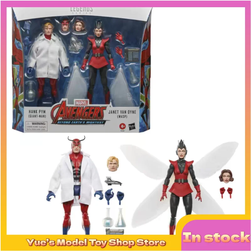 【in-stock】hasbro-marvel-ml-hank-pym-ant-man-wasp-game-series-6-inch-action-figure-animation-model-toy-collection-gift