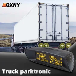 Parktronic 4 Parking Sensor Kit Backup Radar Reversing LCD Display for Truck Van Pickups Campar  Rv Lorry Trailer Detector
