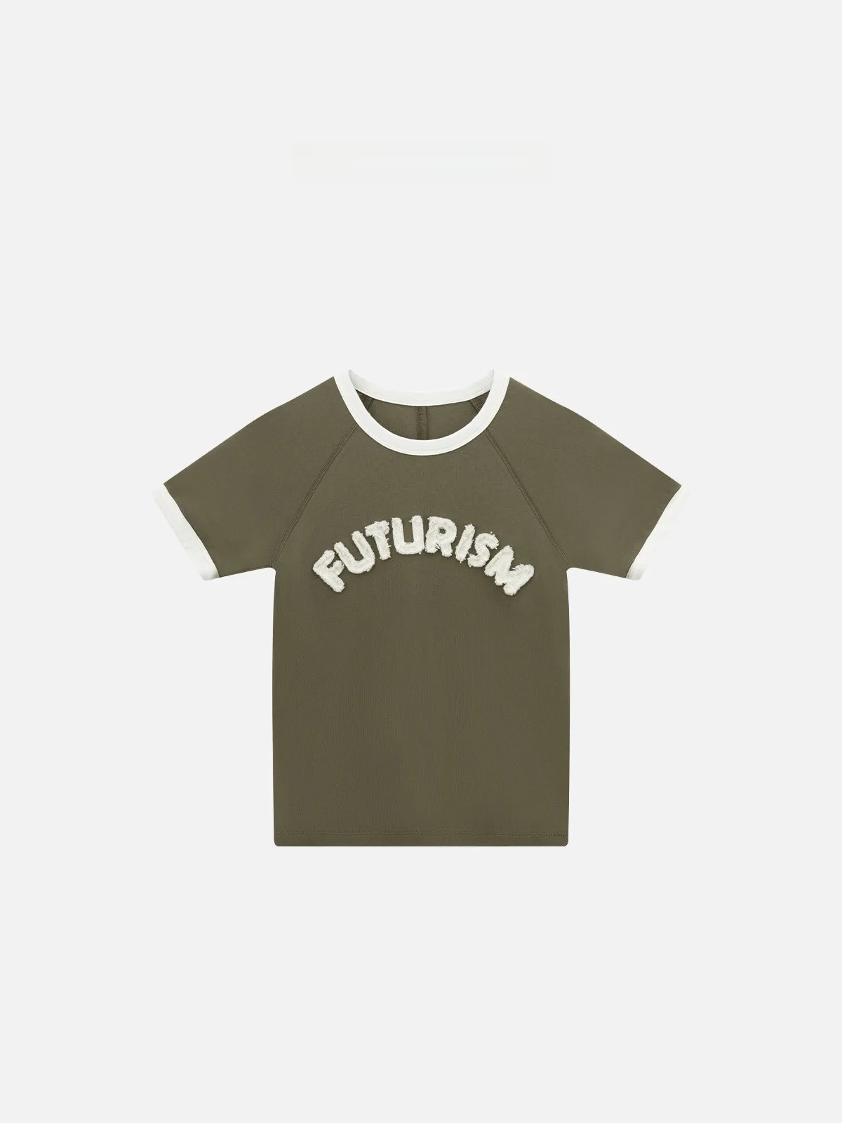 

Летний облегающий женский топ из хлопкового трикотажа с круглым вырезом, цветным блоком и универсальным дизайном, эластичный, повседневный