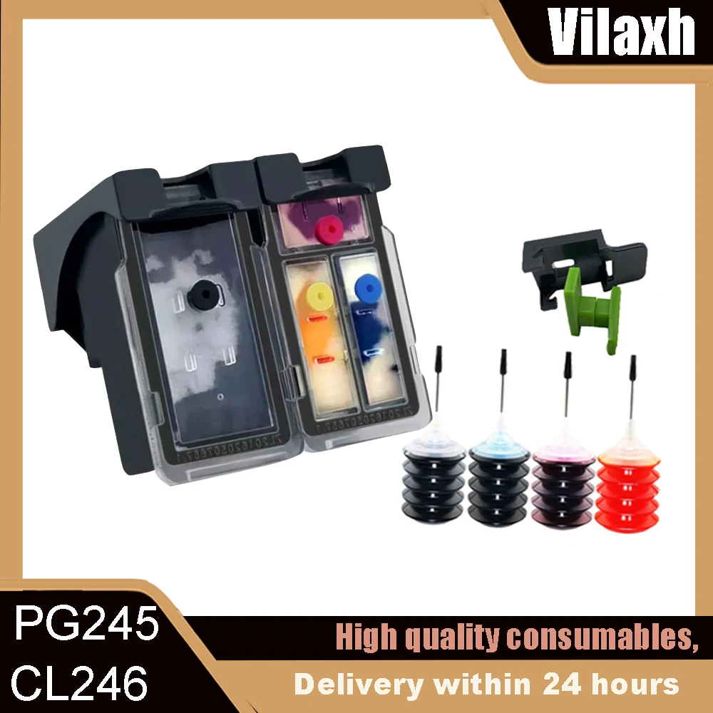 

Совместимый чернильный картридж PG 245 CL 246 XL для Canon PG245 CL246 для принтеров Canon Pixma MX490 MX492 MG2420 MG2520 MG2522