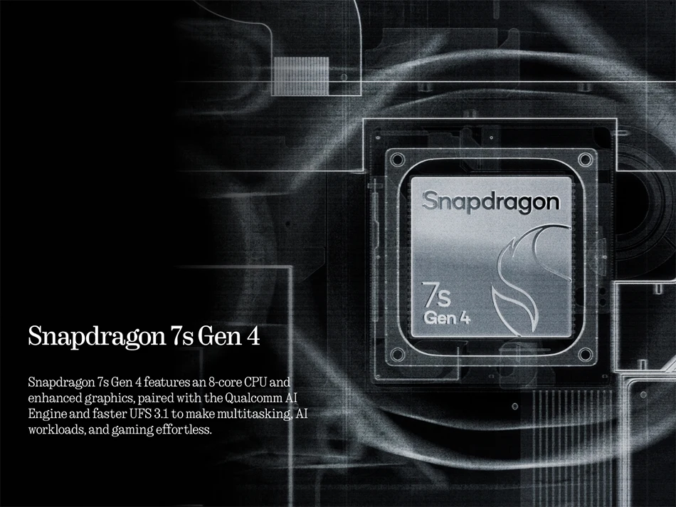 Nothing Phone (4a)Snapdragon 7s Gen 4 6.78-inch flexible AMOLED 5080mAh battery 50 MP IP64 NFC Global version