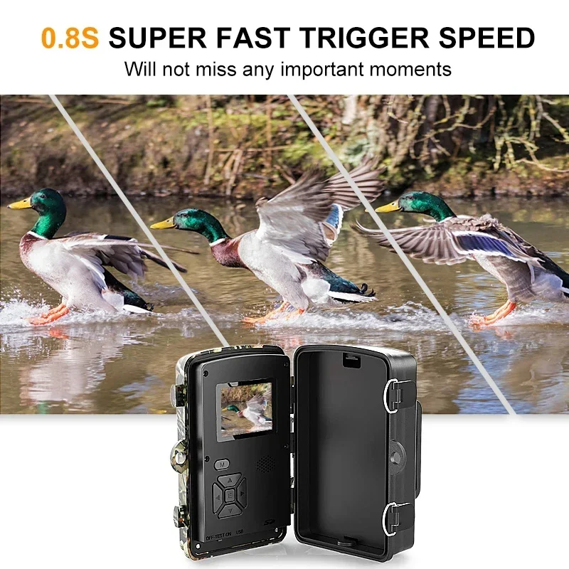 Jagd Kamera Wild Infrarot Nachtsicht Outdoor Motion Trail Spiel Cam Aktiviert Tracking Foto Falle Cam Wild Überwachung – Detail 3