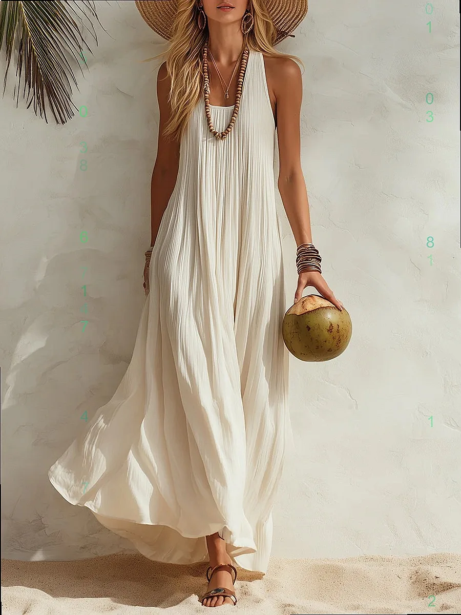 

Women's Boho Vintage Dress Floral Maxi Dresses Spring Summer Casual Bohemian Overall Jumpsuit Playsuit
