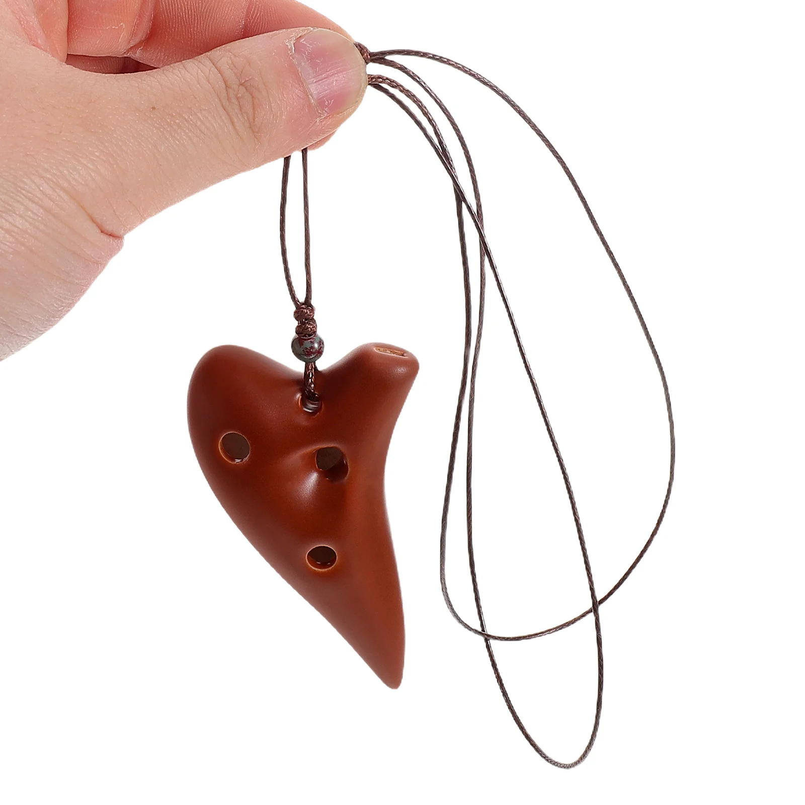 

Mini Ceramic Ocarina Musical Instrument 6 Hole High Pitch Tune Compact for Beginners Music Gift Unusual Musical Instruments