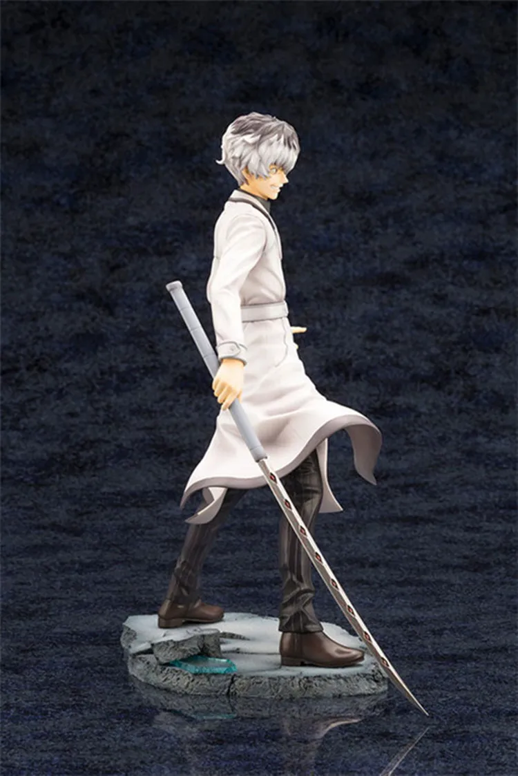

Sasaki Haise Anime Figures Kaneki Ken White haired youth Doll Action Figure PVC Children Toys Gift Computer Case Decoration
