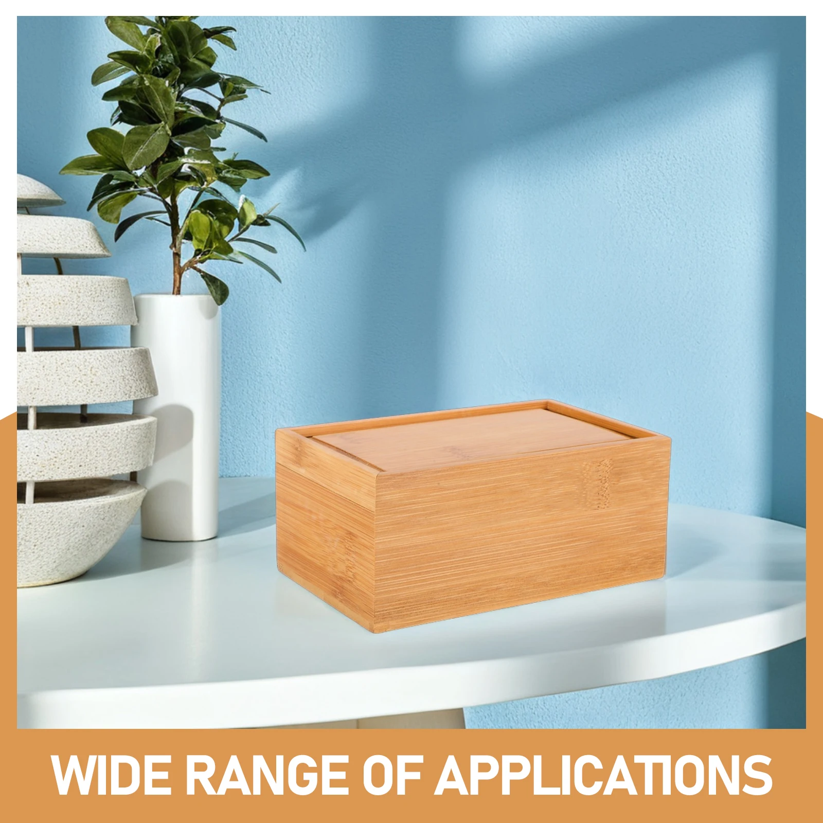 

Wooden Storage Box for Soap Tea Bathroom Items Handmade Organizer Bamboo Sliding Lid Travel Friendly Jewelry Case Bead Container