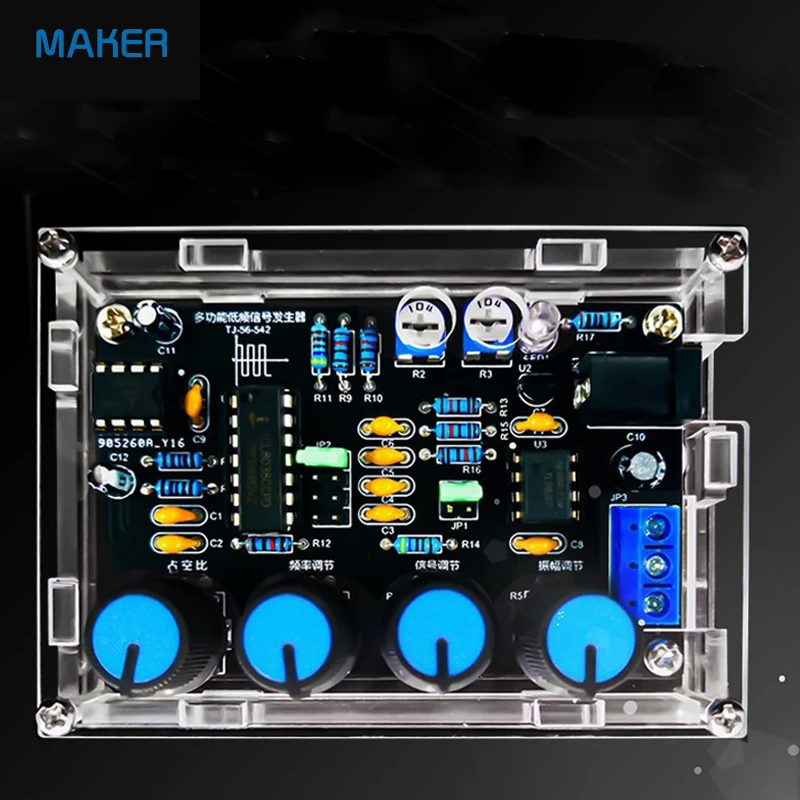 Multi-function Low-frequency Signal Generator DIY Kit ICL8038 Multi-waveform Welding Practice Experiment Spare Parts