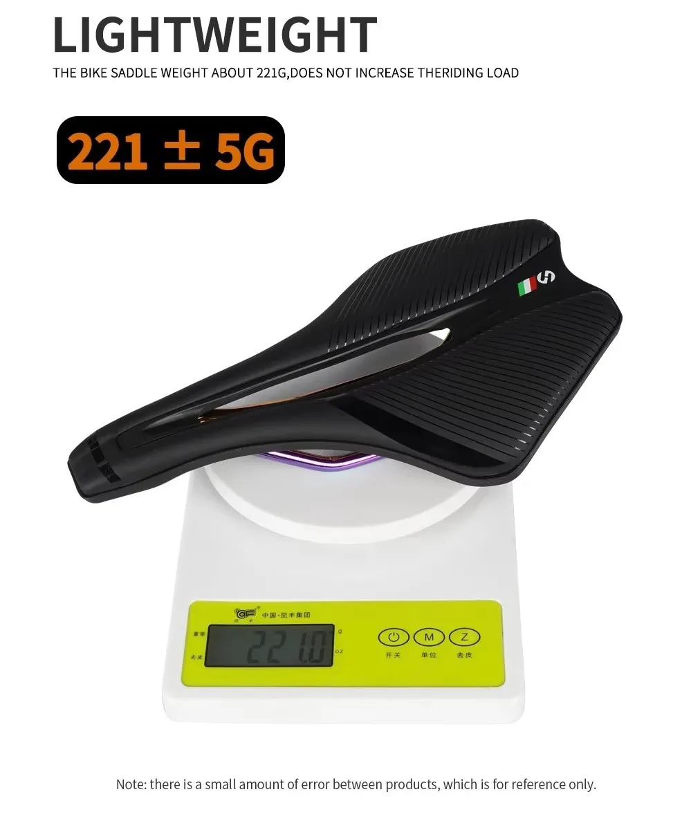 TOSEEK MTB Rennrad-Sattel - Ergonomisches Design Breiter Komfortabler EVA+Superfaser-Ledersitz Hohl Ultraleicht für Lange Touren TT – Detail 5