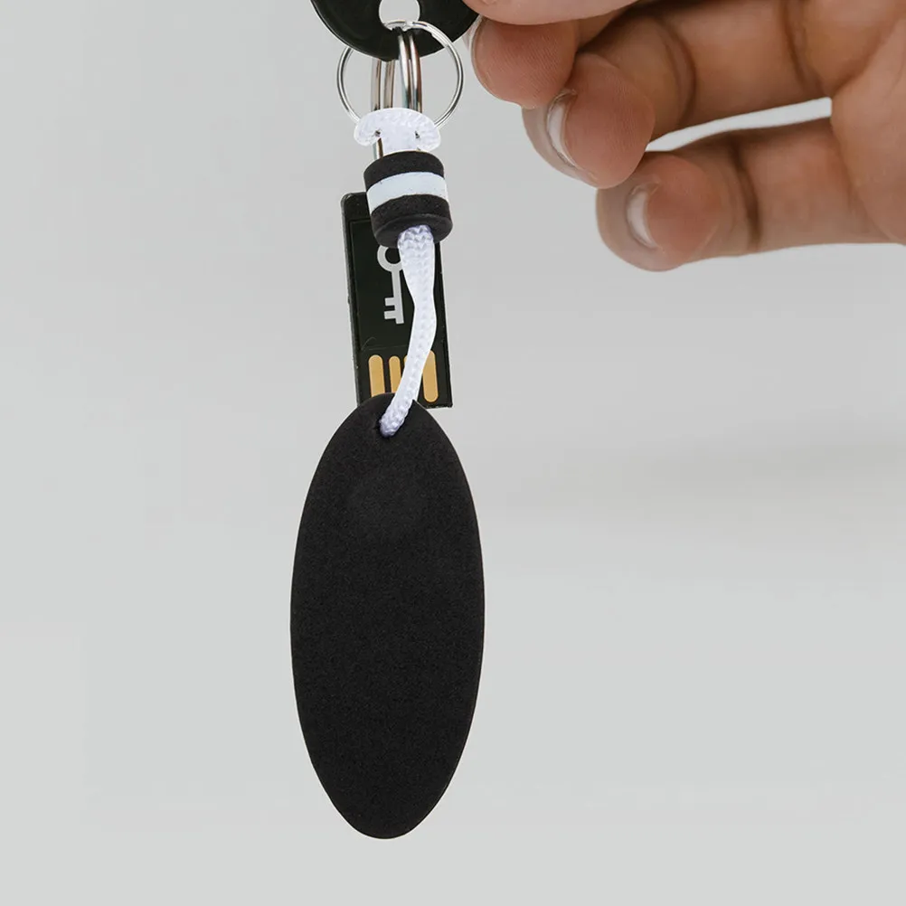 

5Pcs Eva Floating Keychains Surfboard Pendant Key Holders Bright Color Floating Rings Kayaking Boating Accessories