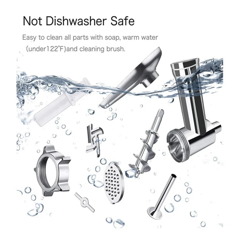 Accesorio para picadora de alimentos de Metal A07G para batidoras con base KitchenAid, herramientas de cocina para picadora de carne