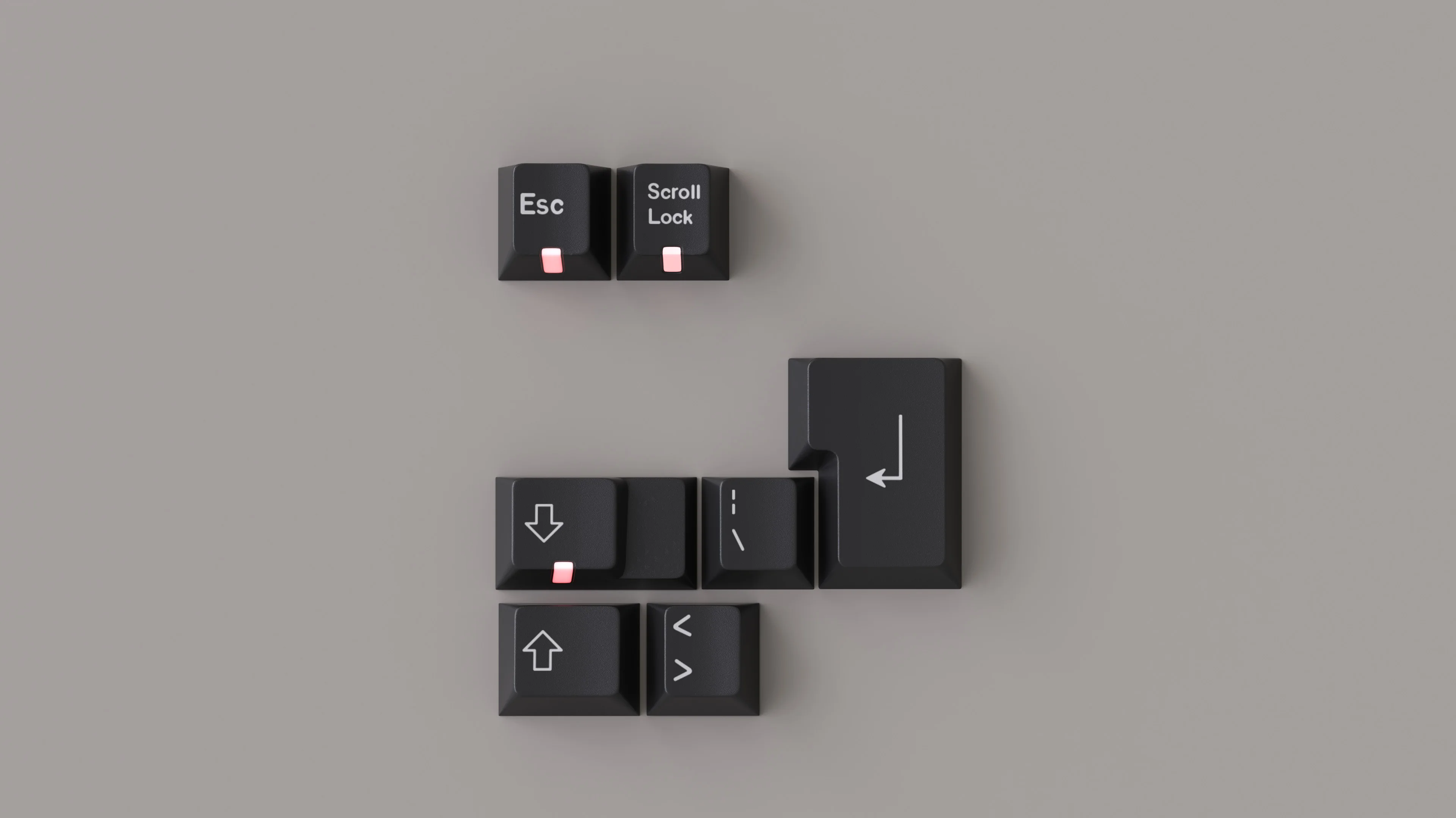 Originale LUMINKEY 80 accessori 9009 Caps Lock Light Indicator badge per tastiera