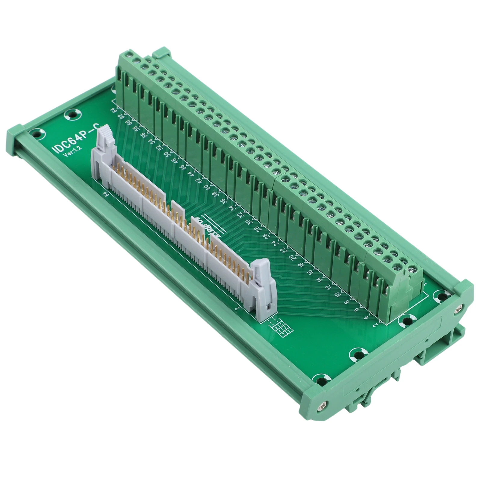 IDC64P 64 Pin C Type Connector Terminal Block with Shell for For industrial Control Wiring and PLC Communication Interfaces