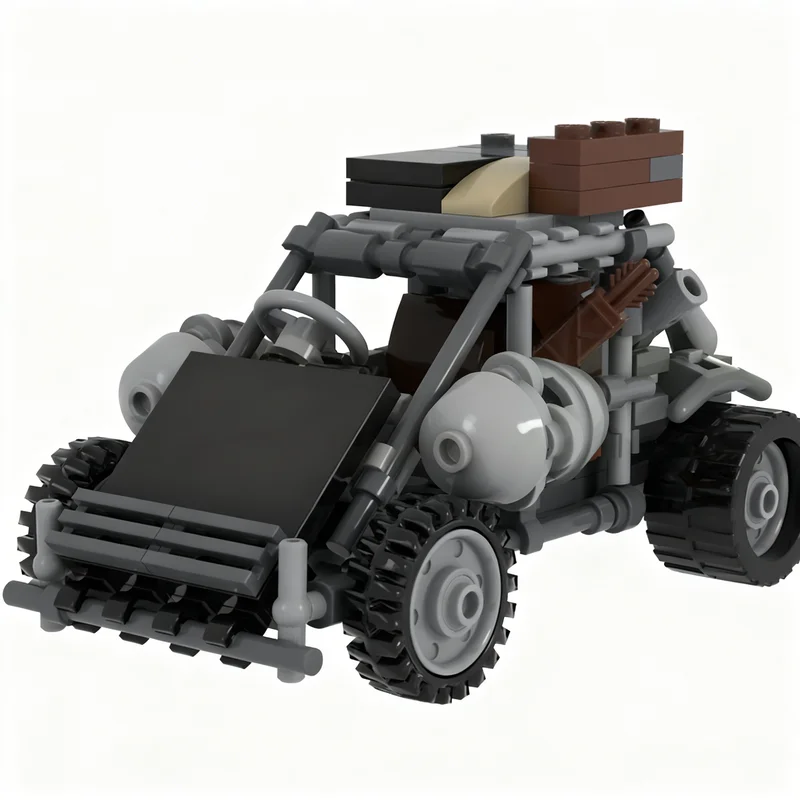 161pcs MOC Road Warrior Mad Max Dune Buggy Model Building Blocks Home Decor Desk Display Shelf Accent Collector Gift For Adults