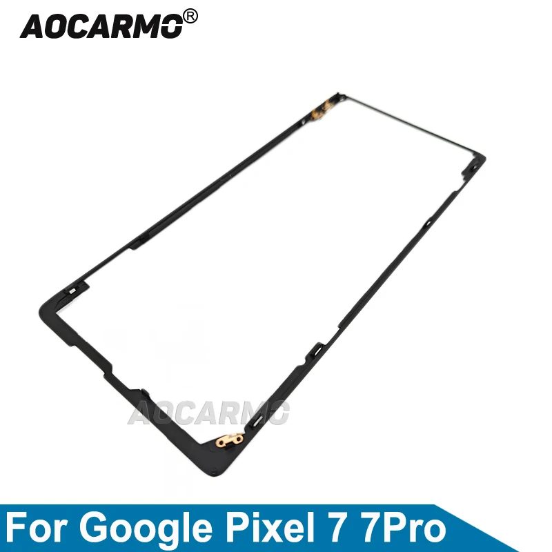 

Aocarmo подставка для переднего экрана, средняя рамка, кронштейн для ЖК-дисплея, пластиковый Hoder для Google Pixel 7 7Pro, запасная часть