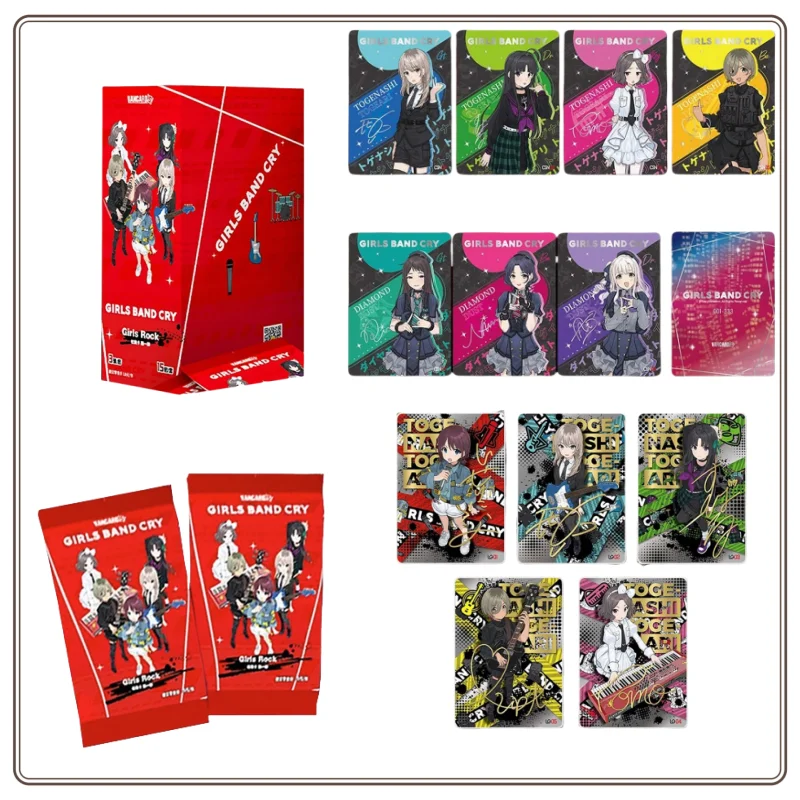 Vancard's Original Girls Band Cry Japanese Anime Collection Card Character Rupa ISERI NINA Creative Cute Q-Version Card Fun Gift