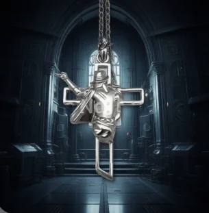 Michael Jackson Cross Necklace King Of Pop Dancer Rock Roll Dancing MJ Pendant Charm Punk Jewelry