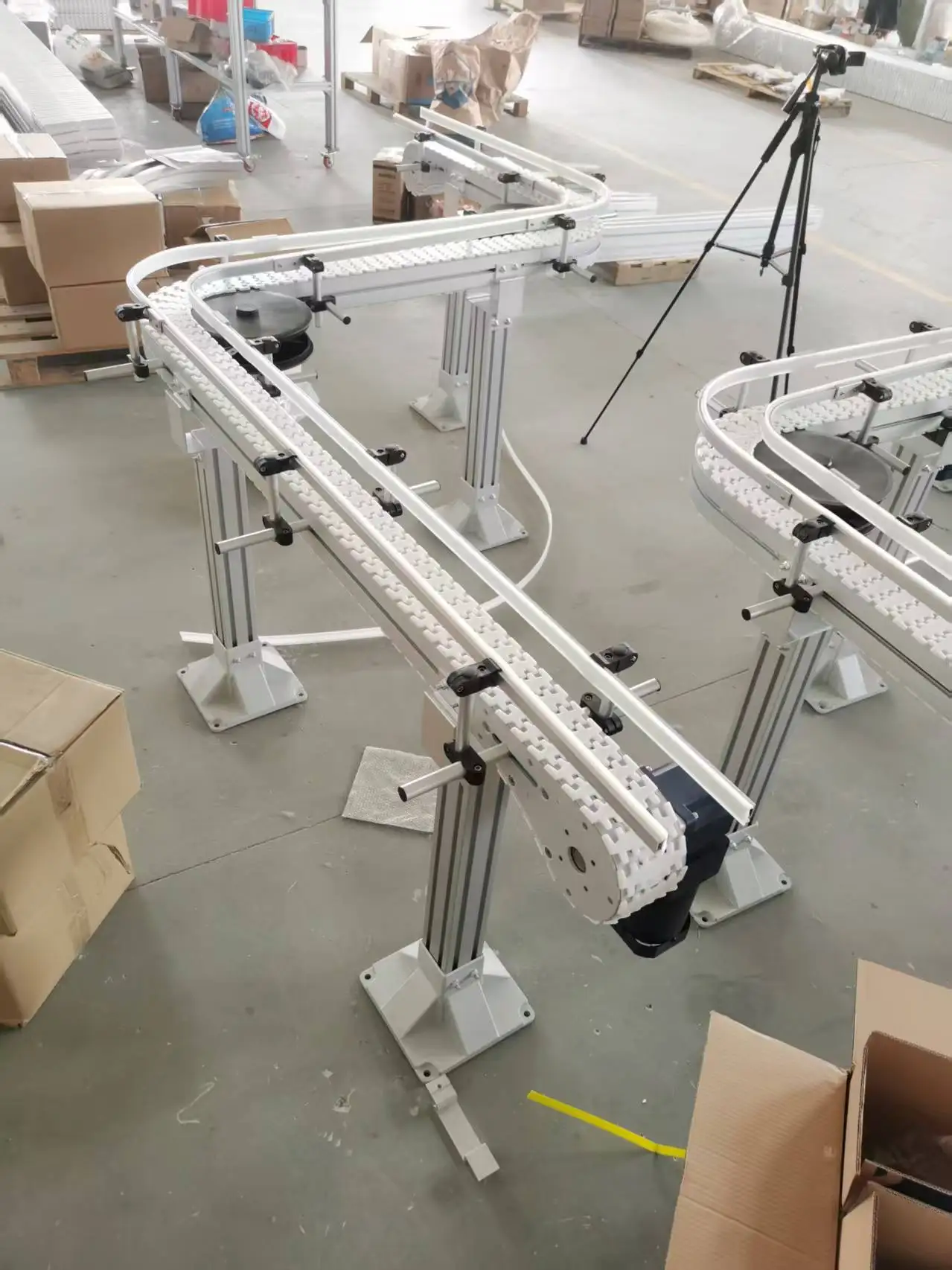 Hot Sale Accumulation Small Long Distance System Automatic Belt Conveyor For Food Industry