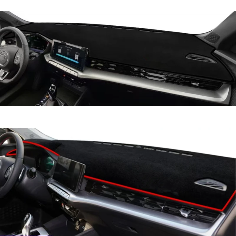 Car Dashmat Dashboard Cover Dash Mat Pad For MG 5 MG5 2020 2021 2022 2023 Sun Shade Anti-Glare Instrument Carpet Car Accessories