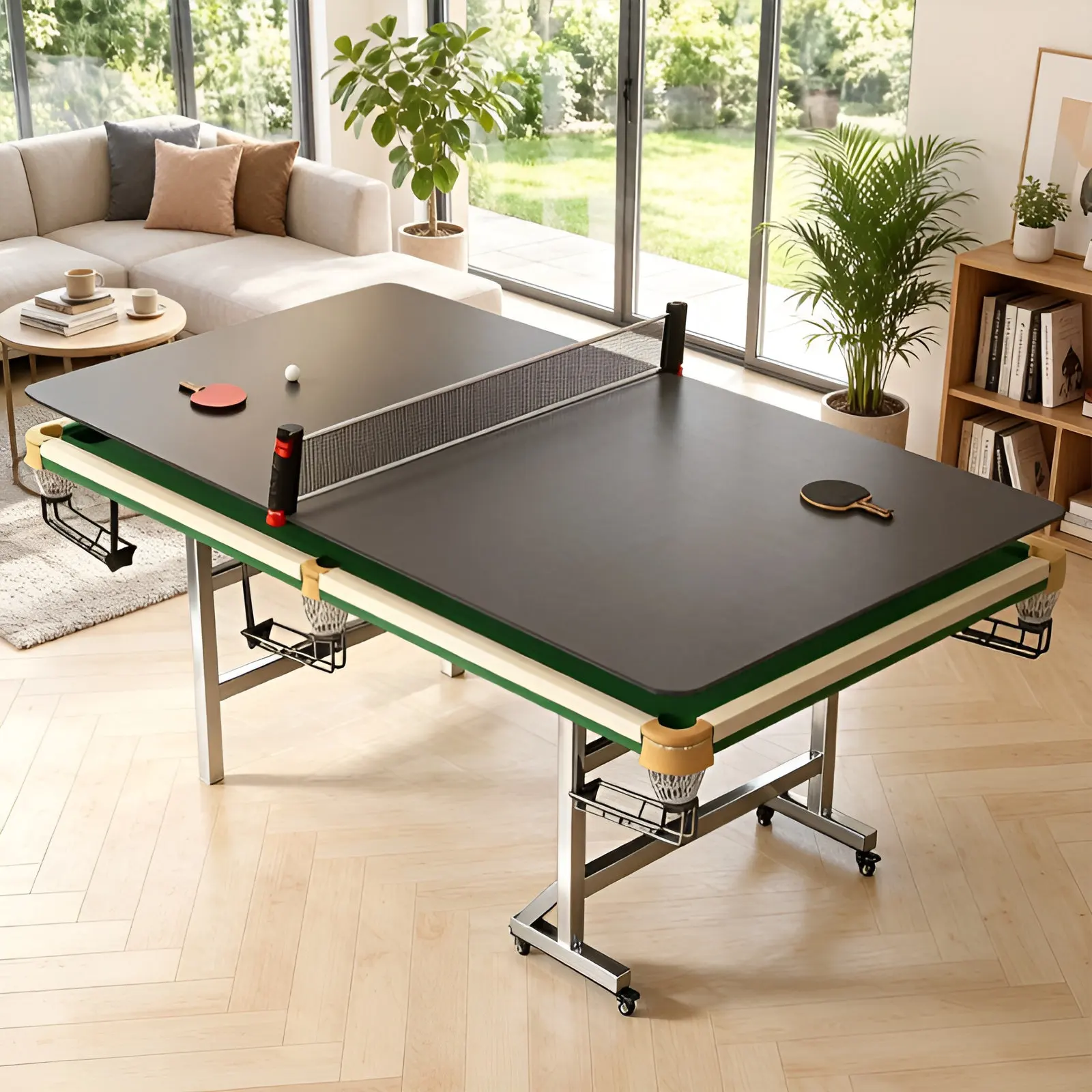 Pool table large indoor adult folding Chinese style black eight household children's small five-point training standard type
