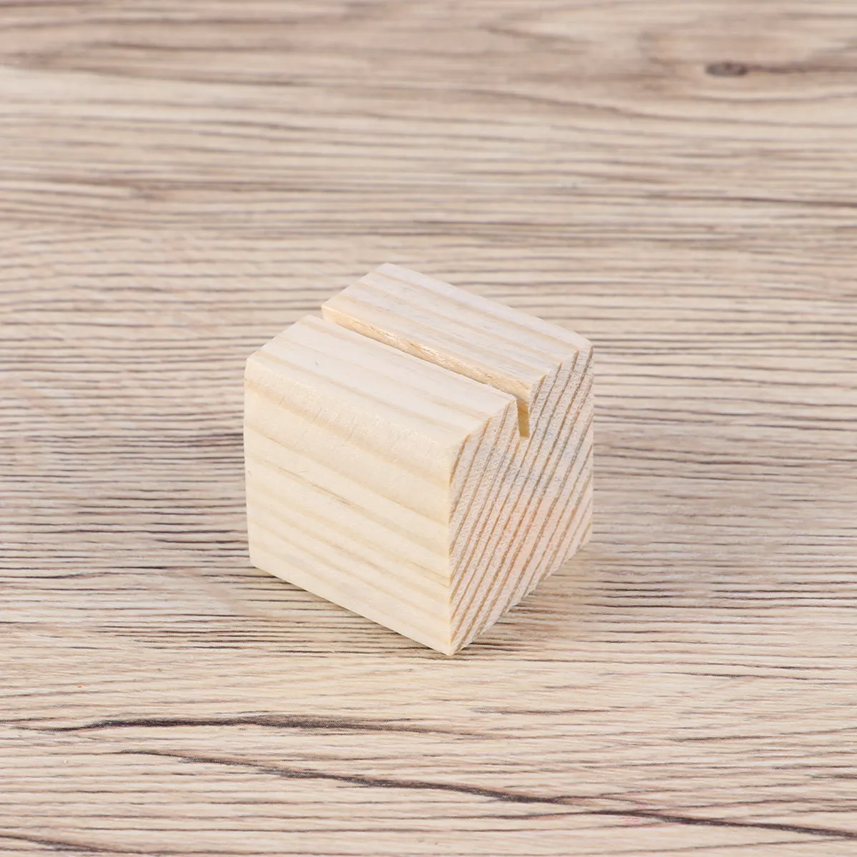 10Pcs Rustic Wooden Stump Name Holder Photo Menu Card Stand for Wedding Party Table Decoration Natural Wood Memo Message Clip