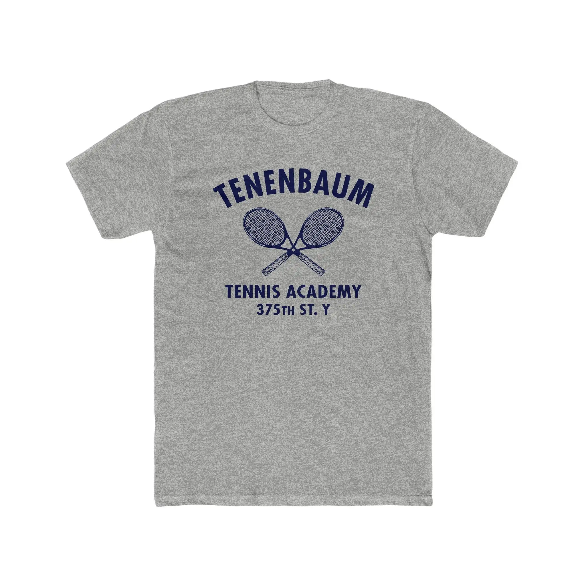 Tenenbaum Tennis Academy T Shirt Bella Canvas Jersey Cotton