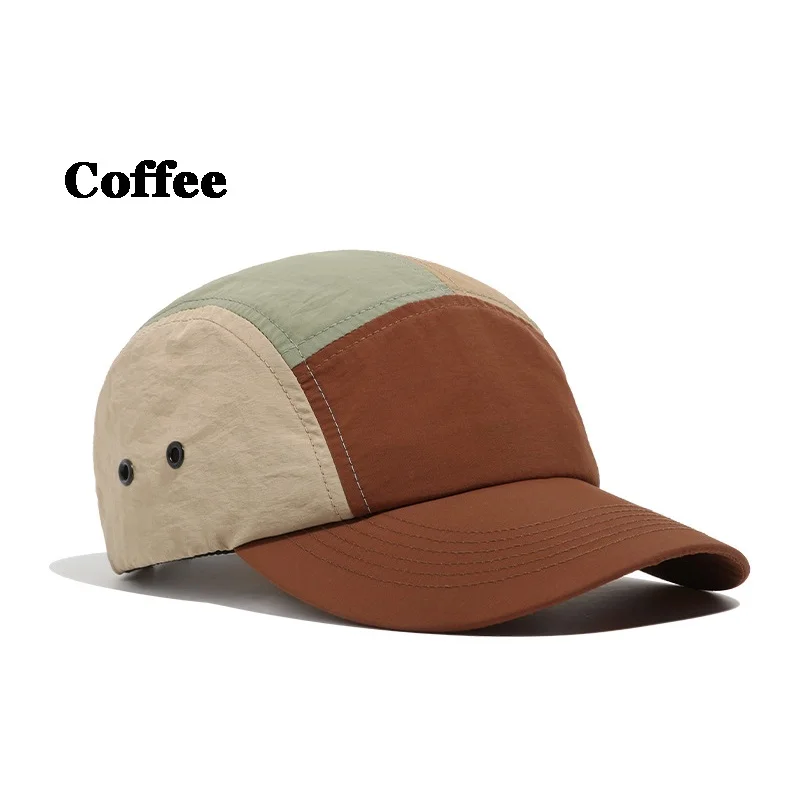 Mode verstellbarer Hut 5 Panel Kappe schnell trocknende Kappe Hysterese nhüte Unisex Baseball mützen Sonnen hüte – Detail 17