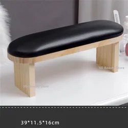 Black PU Leather Nail Art Stand Nail Hand Rest Pillow Hand Cushion Pillow Holder For Manicure Table For Nail Salon Top Quaility