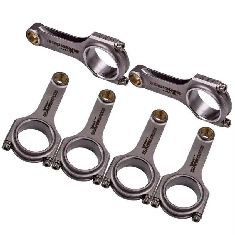 H-beam Forged 4340 Connecting Rods For Audi B5 S4 A4 A6 V6 Engines 2.6L, 2.7 T 30V 2.8L 12V TUV Conrod For VW