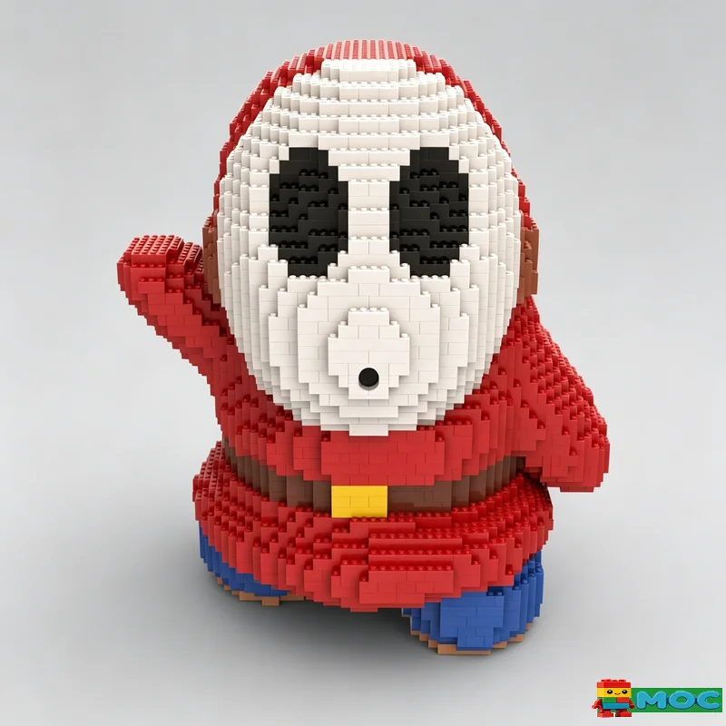 4506 Pcs Shy Guy Character MOC Building Blocks Model Assembly Educational Toy Creative Birthday Gifts For funs Home Decoration