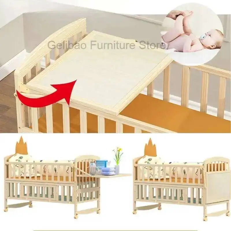 

Twin Rocking Child Baby Bunk Bed Beds Chairs Handrail Baby Crib Children Bassinets Newborn Cama Infantil Things Comforters