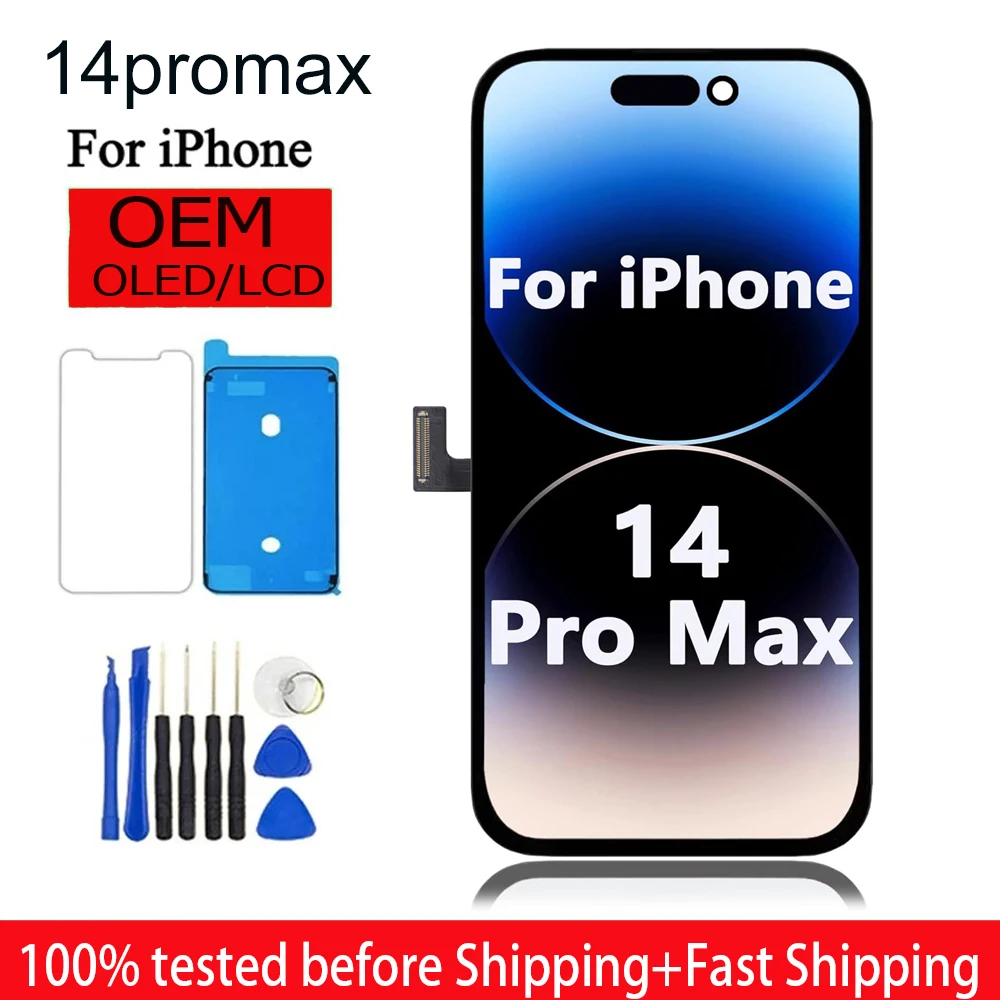 incell Pantalla dla IPhone 14Promax wyświetlacz LCD ekran dotykowy Digitizer zgromadzenie 14Promax wymiana LCD z dotykiem 3D
