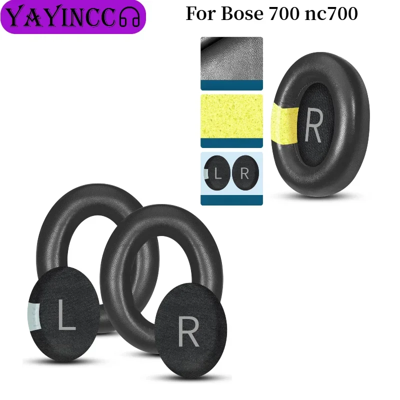 

Replacement Ear Pads For Bose 700 nc700 Original lambskin earmuffs with buckle Headphones Memory Foam Ear Cushions High Quality，