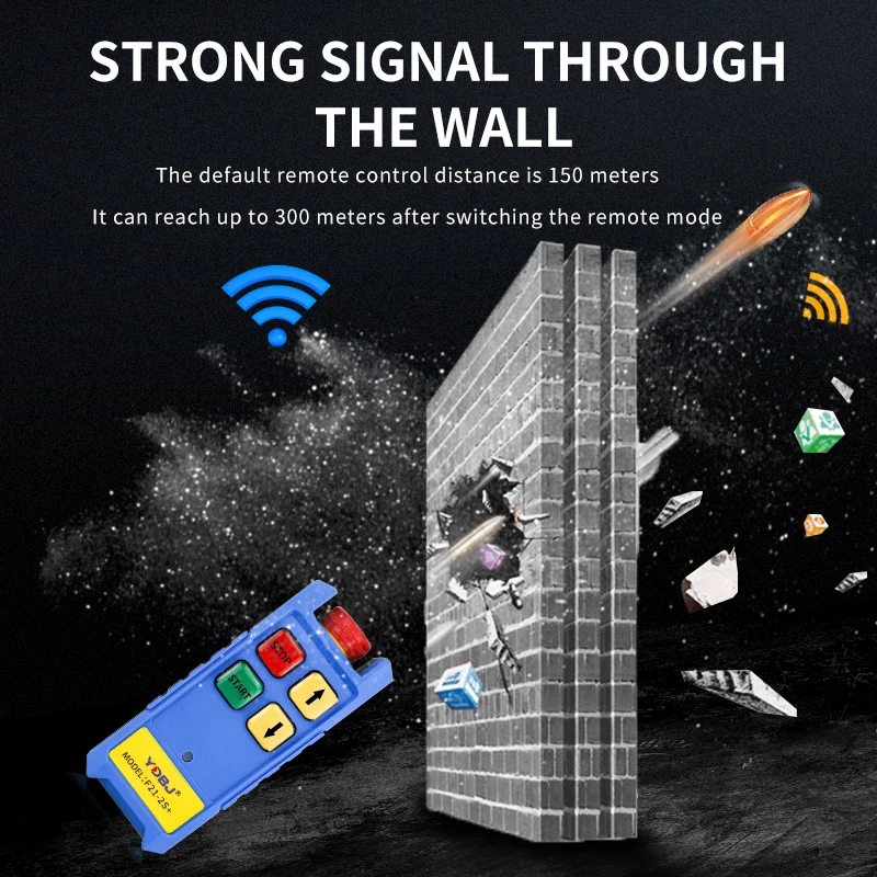 F21-4S+ Lifting Winch Controller Overhead Crane Hoist Radio Handing Industrial Wireless Smart Remote Control