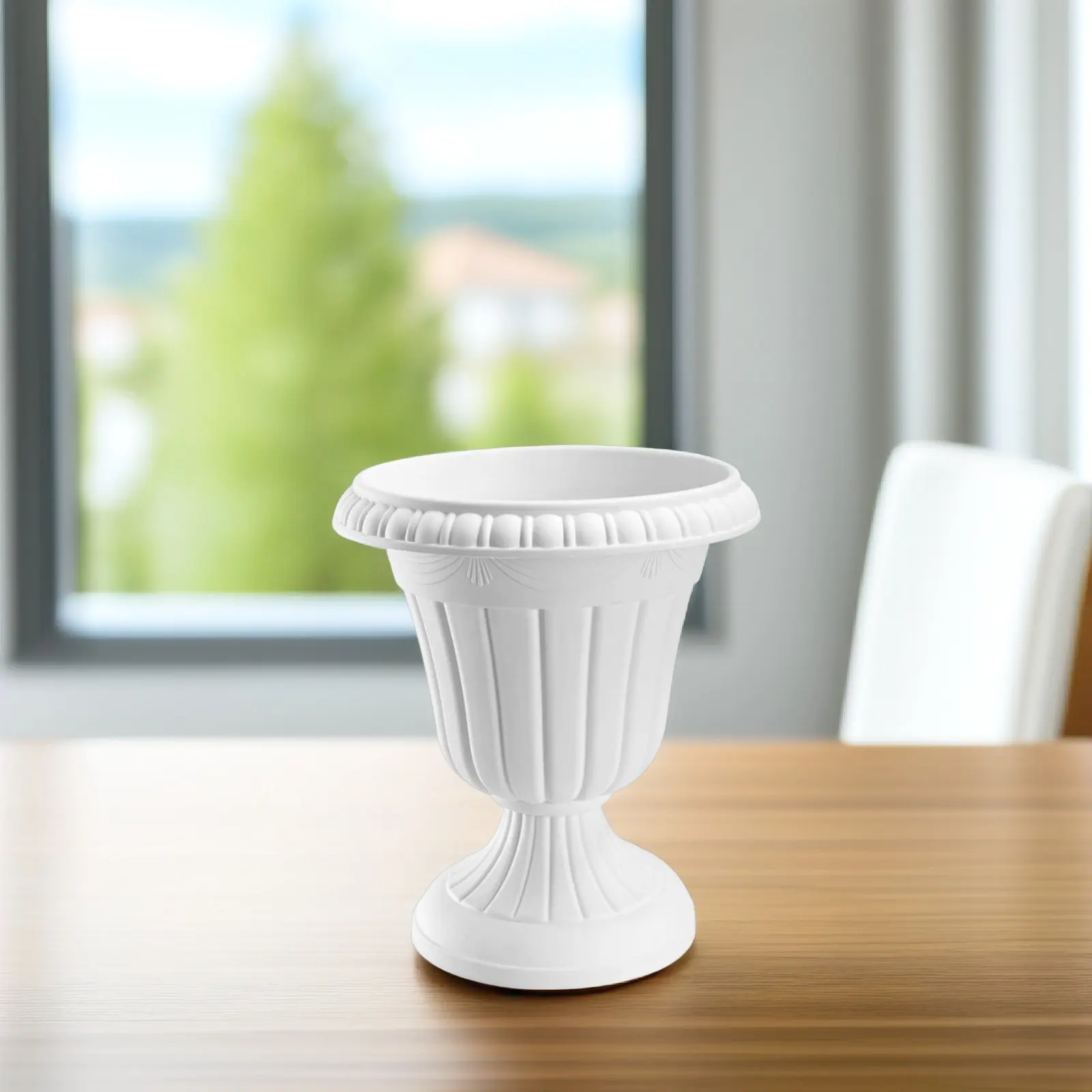 

Набор из 1 декоративного кашпо в виде римской колонны, винтажный стиль, пластиковый цветочный горшок для балкона, дома, свадебной церемонии, украшения крыльца