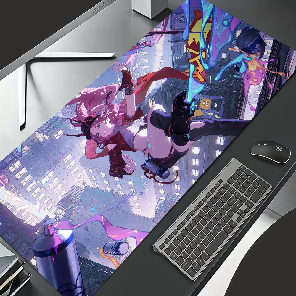 

Game H-Honkai Star Rail Rappa Mouse Pad Non-slip Thickened MousePad Large Writing Lockedge Gaming Cushion Office Student