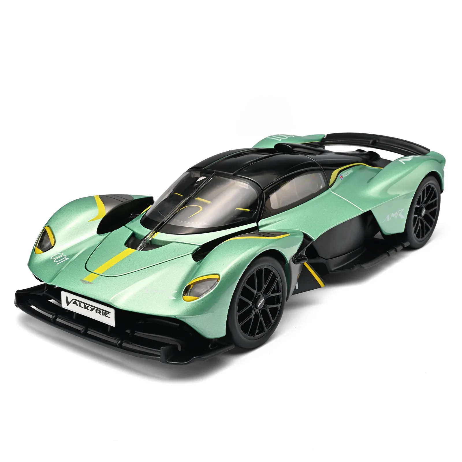 1:18 Valkyrie Metalowy Model Samochodu z Odlewu, Pojazdy Zabawkowe, Metalowy Model Samochodu, Dźwięk i Światło, Kolekcja, Zabawka dla Dzieci