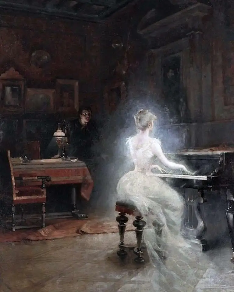 George Roux : Spirit : 1885 : Archival Quality Art Print Wall Art Rome Decoration